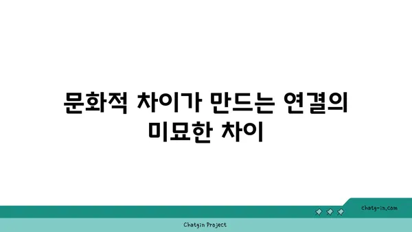 세계 각국의 커넥션 패턴| 문화적 차이 속에서 관계 맺기의 비밀 | 커넥션, 문화, 관계, 비즈니스, 소통