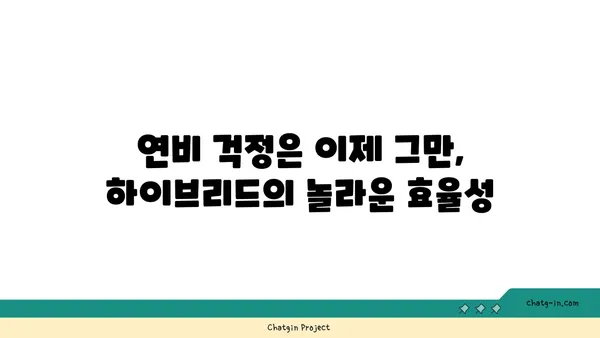 하이브리드 자동차 편견 극복| 당신이 몰랐던 놀라운 이점들 | 친환경, 연비, 경제성, 장점, 비용