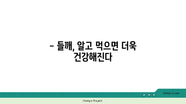 들깨, 맛있게 먹는 방법 5가지 | 들깨 효능, 요리 레시피, 궁합