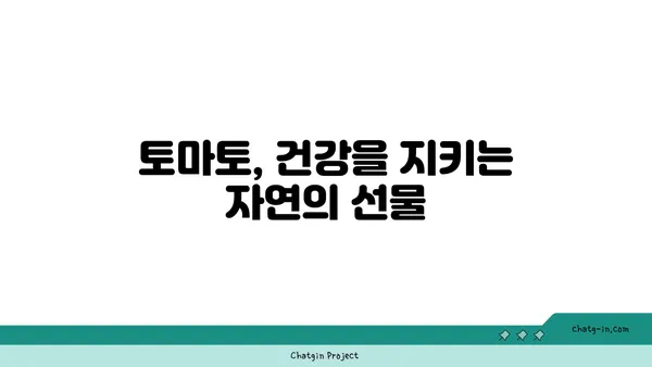 염증을 진정시키는 자연의 선물, 토마토| 염증과 싸우는 자연의 진통제 | 항염증 효과, 건강 식품, 토마토 효능