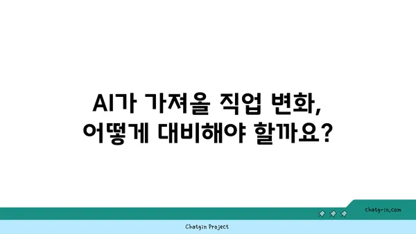 인공지능 시대, 나의 미래 직업은? | 인공지능, 미래 직업, 직업 전망,  AI, 변화