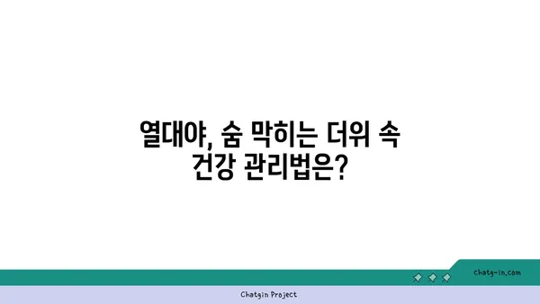 열대야, 당신의 건강을 위협하는 신호 5가지 | 건강 관리, 열대야 증상, 건강 주의 사항