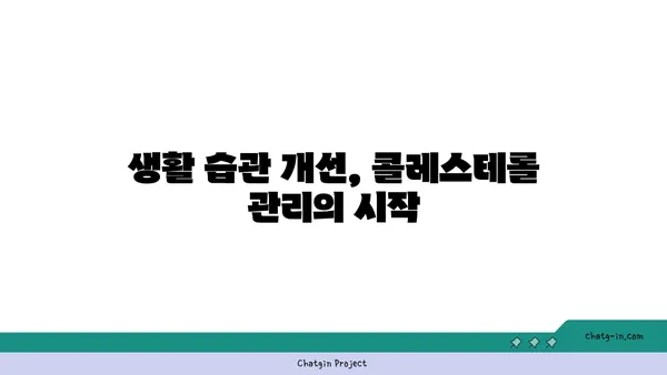 콜레스테롤 정복| 과학적으로 입증된 3가지 방법 | 건강, 고지혈증, 식단 관리, 운동, 생활 습관