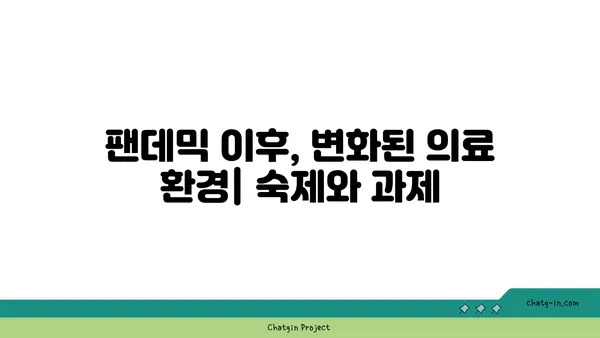 코로나19 팬데믹이 불러온 의료 혁신| 미래 의료 시스템의 변화와 과제 | 디지털 헬스케어, 원격 의료, 인공지능, 감염병 대응