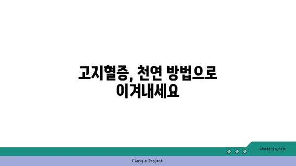 콜레스테롤 수치 낮추는 천연 방법| 식물성 스테롤과 오메가-3 지방산 | 건강 식단, 건강 관리, 고지혈증