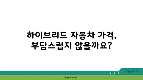 하이브리드 자동차 장단점 완벽 분석| 구매 전 꼭 알아야 할 모든 것 | 하이브리드, 연비, 전기차, 장점, 단점, 가격