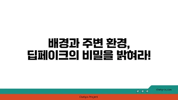 딥페이크 콘텐츠, 진짜와 가짜를 구분하는 5가지 방법 | 딥페이크, 가짜 정보, 인공지능, 검증, 분석