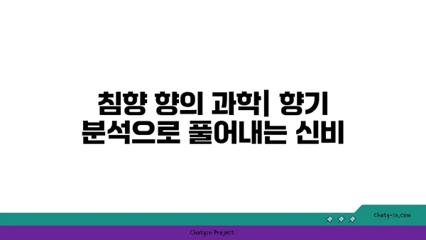 침향 향의 비밀| 향기 속에 담긴 과학 탐구 | 침향, 향, 연구, 과학, 향기, 분석