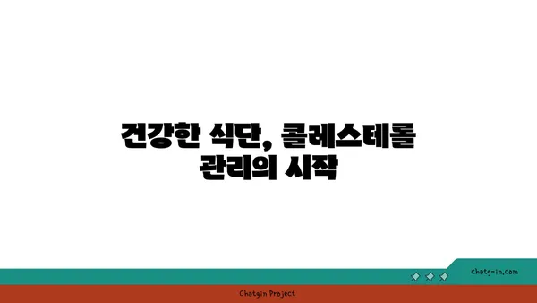 콜레스테롤 수치 낮추는 천연 방법| 식물성 스테롤과 오메가-3 지방산 | 건강 식단, 건강 관리, 고지혈증