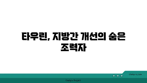 지방간 관리에 타우린이 도움이 되는 이유 | 타우린 효능, 지방간 개선, 건강 관리