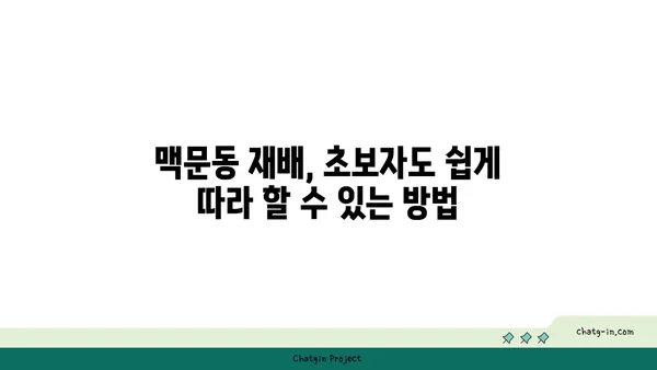 맥문동 효능과 재배 방법| 정원과 건강을 위한 완벽 가이드 | 약초, 뿌리, 꽃, 재배, 관리