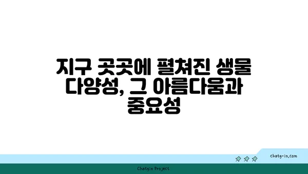 지구의 놀라운 생명체| 다양성과 적응 | 생물 다양성, 진화, 생태계, 환경