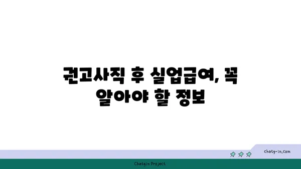 개인 잘못으로 권고사직 당했나요? 실업급여 받는 방법 알아보세요 | 권고사직, 실업급여, 퇴직, 실업, 고용보험