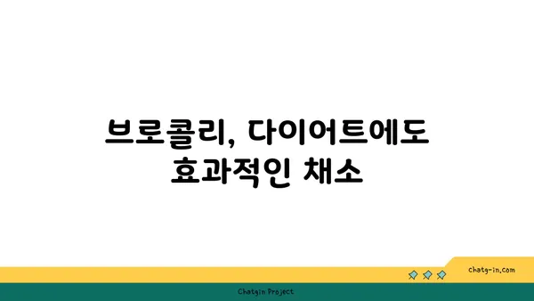 브로콜리의 놀라운 효능| 특성과 영양학적 가치 | 건강 식단, 채소, 비타민, 항산화 효과