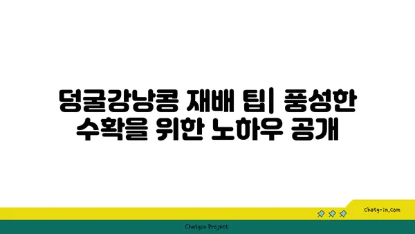 덩굴강낭콩 재배 가이드| 씨앗부터 수확까지 | 텃밭, 채소, 콩, 재배 방법, 팁, 요리