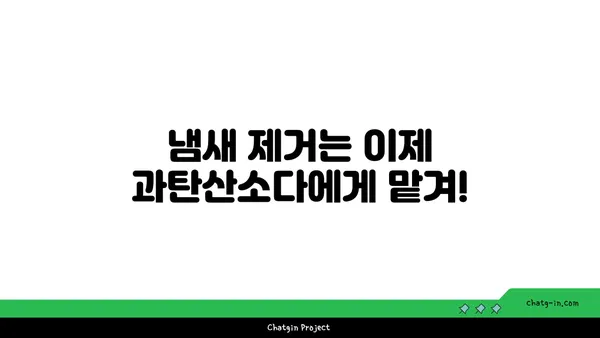 과탄산소다의 놀라운 변신! | 생활 속 유용한 활용법 10가지  | 세척, 탈취, 곰팡이 제거, 천연 세제