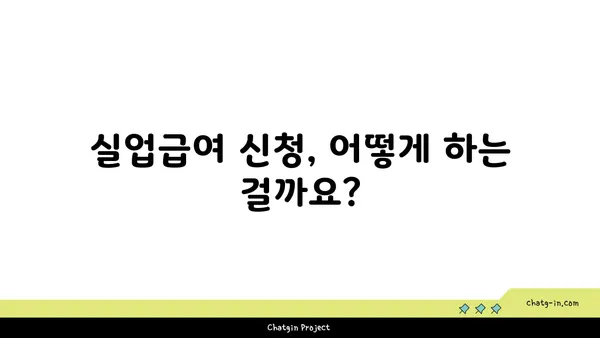 실업급여 신청, 필요한 서류 & 정보 완벽 가이드 | 실업급여, 신청 방법, 구비서류, 기간, 절차