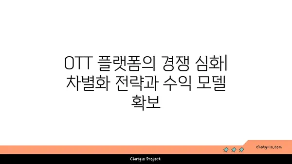 OTT 플랫폼의 미래| 새로운 비즈니스 모델과 기회 |  변화하는 시장, 지속 가능한 성장 전략