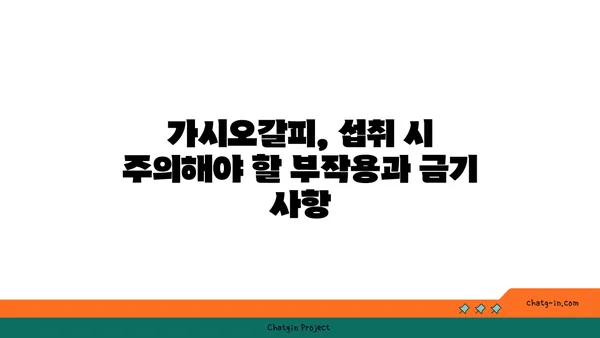 가시오갈피 효능과 부작용 완벽 정리 | 건강, 약초, 섭취 방법, 주의 사항