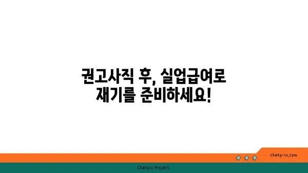 개인 실수로 권고사직 당했나요? 실업급여 혜택 꼭 받으세요 | 권고사직, 실업급여, 혜택, 활용, 가이드