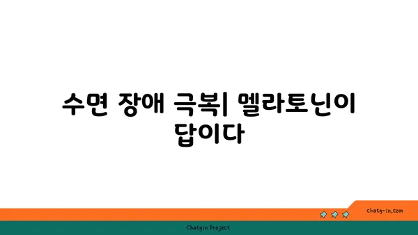 멜라토닌과 건강한 수면| 완벽한 수면 가이드 | 숙면, 수면 장애, 건강, 멜라토닌, 수면 사이클