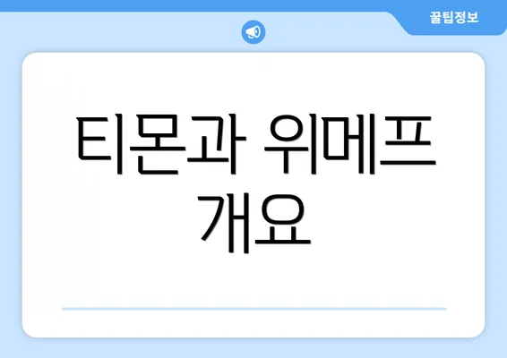 티몬과 위메프 개요