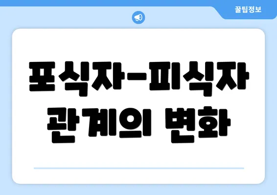 포식자-피식자 관계의 변화