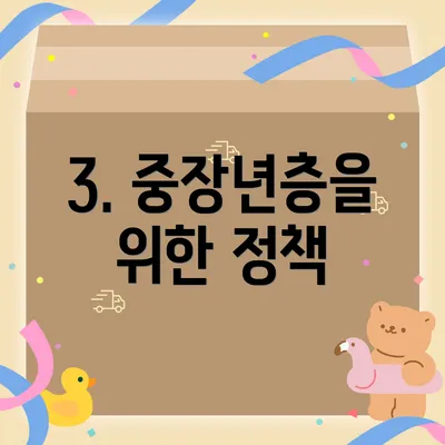 3. 중장년층을 위한 정책