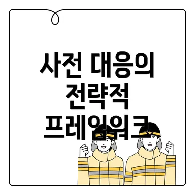 사전 대응의 전략적 프레임워크