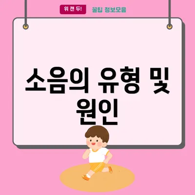 소음의 유형 및 원인