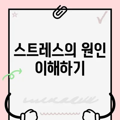 스트레스의 원인 이해하기