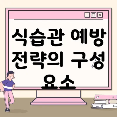 식습관 예방 전략의 구성 요소