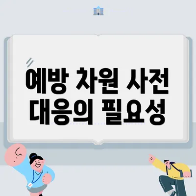 예방 차원 사전 대응의 필요성