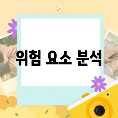 위험 요소 분석