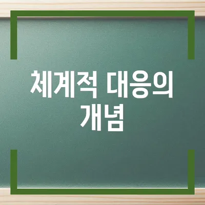 체계적 대응의 개념