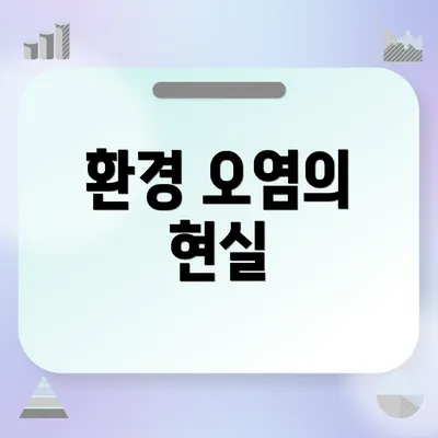 환경 오염의 현실