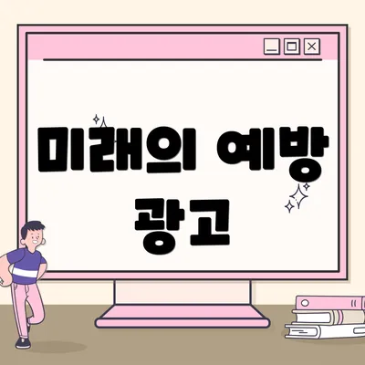 미래의 예방 광고
