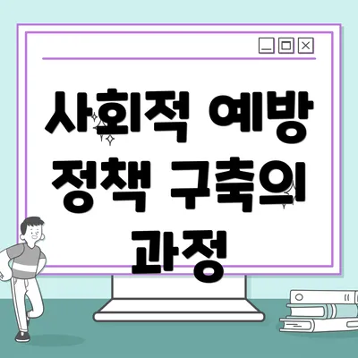 사회적 예방 정책 구축의 과정