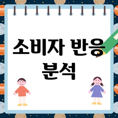 소비자 반응 분석