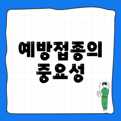 예방접종의 중요성