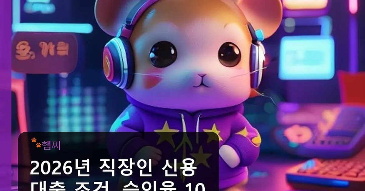 직장인 신용대출 조건 - pikachu12.com 캐릭터
