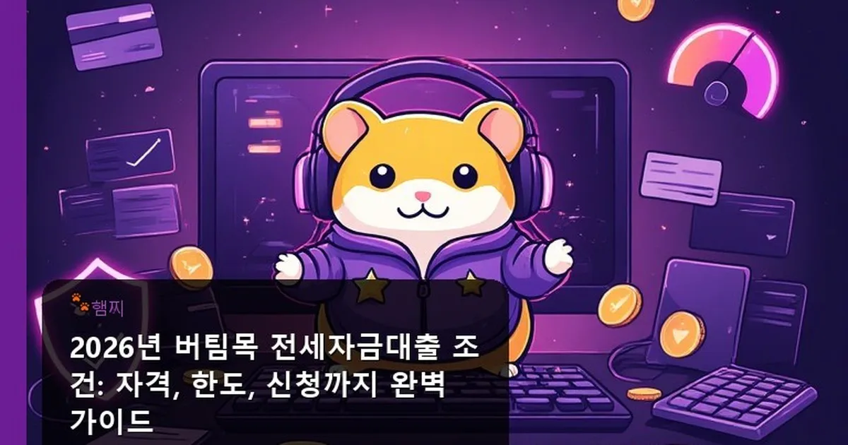 버팀목 전세자금대출 조건 - pikachu12.com 캐릭터