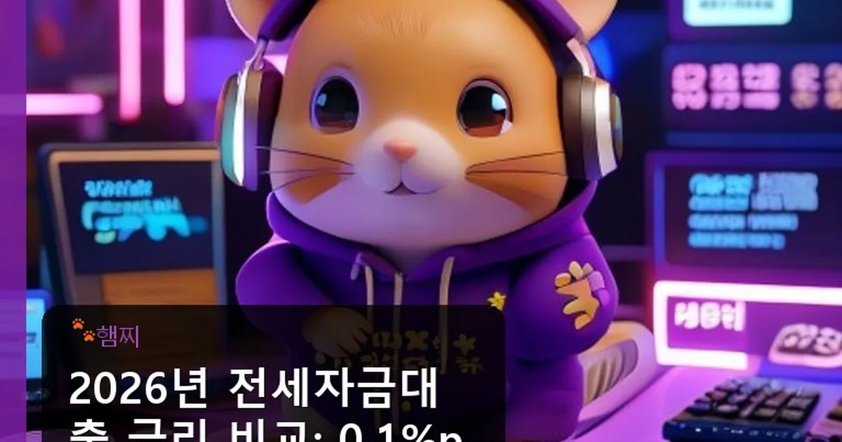 전세자금대출 금리 비교 - pikachu12.com 캐릭터